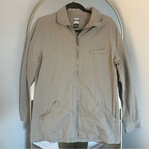 Madewell by Chicos Work Ware tan chore jacket